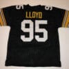 UNSIGNED CUSTOM Sewn Stitched Greg Lloyd Black Jersey
