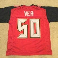 UNSIGNED CUSTOM Sewn Stitched Vita Vea Red Jersey