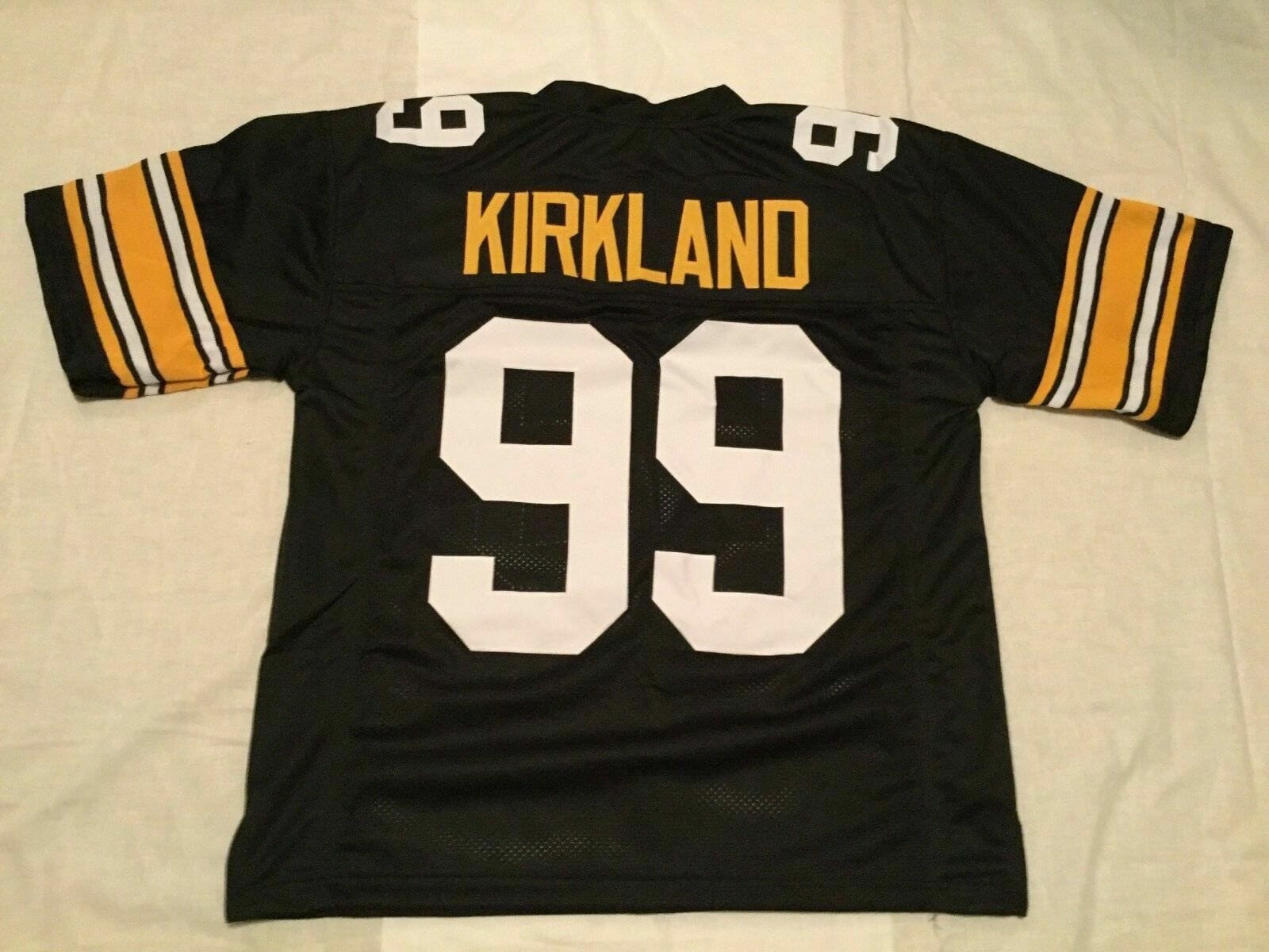 UNSIGNED CUSTOM Stitched Levon Kirkland Old Style Black Jersey