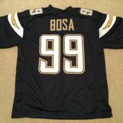 UNSIGNED CUSTOM Sewn Stitched Joey Bosa Blue Jersey