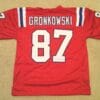 UNSIGNED CUSTOM Sewn Stitched Rob Gronkowski Red Jersey