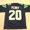 UNSIGNED CUSTOM Sewn Stitched Rashaad Penny Blue Jersey