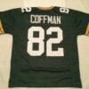 UNSIGNED CUSTOM Sewn Stitched Paul Coffman Green Jersey