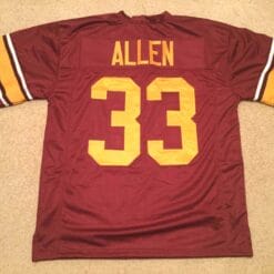UNSIGNED CUSTOM Sewn Stitched Marcus Allen Cardinal Color Jersey
