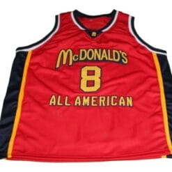 Kobe Bryant #8 McDonald's All American Basketball Jersey Red