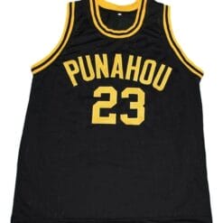 Barack Obama #23 Punahou High School New Basketball Jersey Black