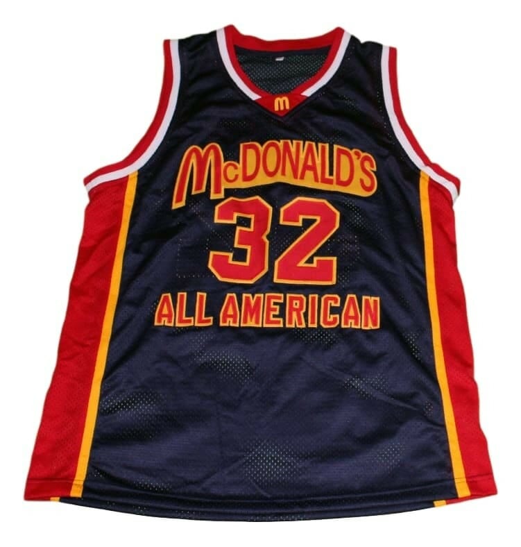 Lebron James #32 McDonalds All American Basketball Jersey Black