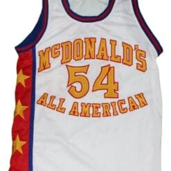 Kwame Brown #54 McDonald's All American Basketball Jersey White