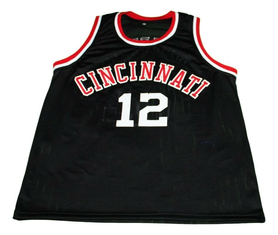 Oscar Robertson #12 Cincinnati Basketball Jersey Black