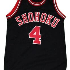 Akagi #4 Shohoku Slam Dunk New Basketball Jersey Black