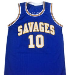 Dennis Rodman #10 Oklahoma Savages Basketball Jersey Blue
