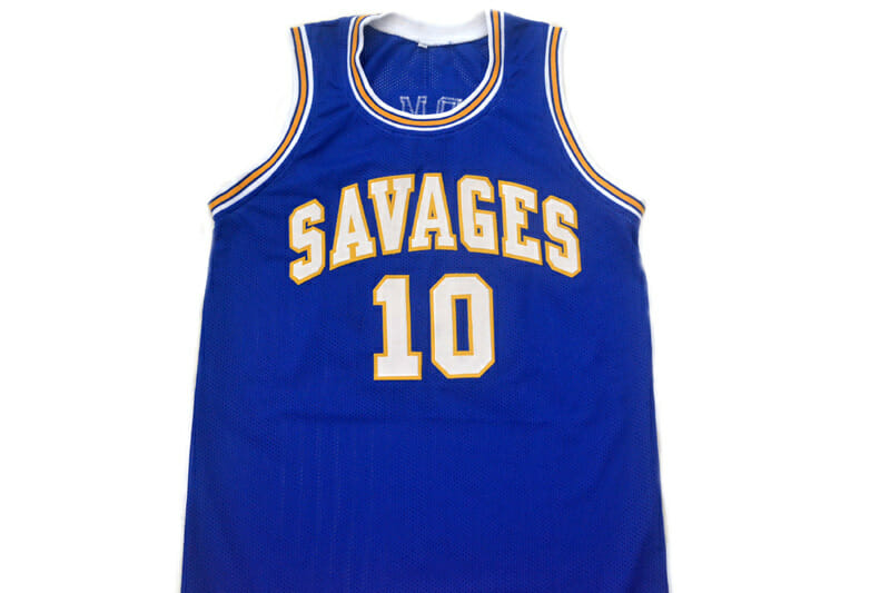 Dennis Rodman #10 Oklahoma Savages Basketball Jersey Blue
