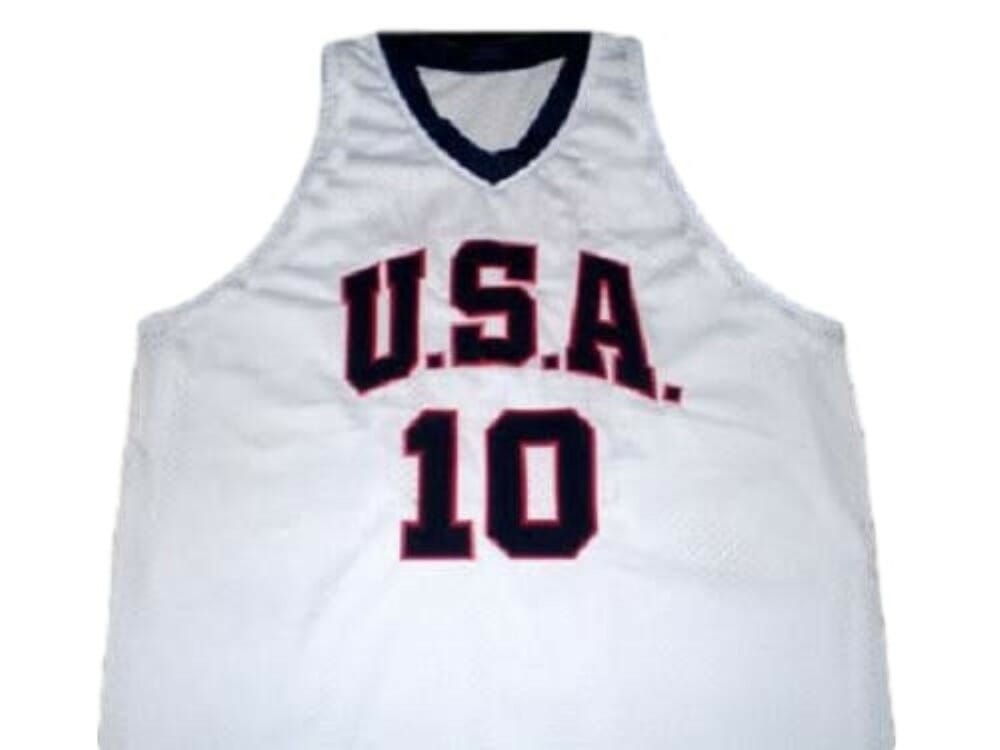 Kobe Bryant #10 Team USA Basketball Jersey White