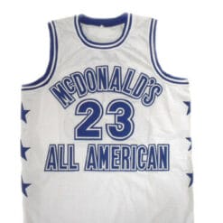 Michael Jordan #23 McDonald's All American Basketball Jersey White