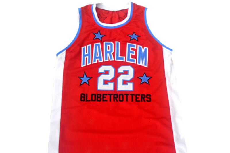 Curly #22 Harlem Globetrotters Basketball Jersey Red