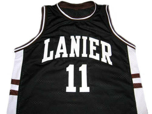 Monta Ellis #11 Lanier High School Basketball Jersey Black