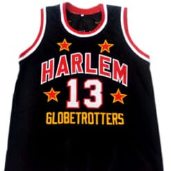 Wilt Chamberlain #13 Harlem Globetrotters Basketball Jersey Black