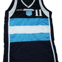 Luis Scola #11 Topper Argentina Basketball Jersey Navy Blue
