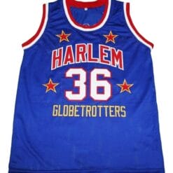 Meadowlark #36 Harlem Globetrotters Basketball Jersey Blue