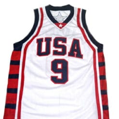Lebron James #9 Team USA Basketball Jersey White