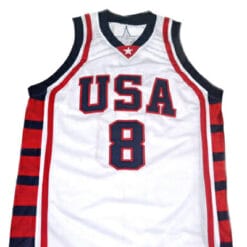 Carmelo Anthony #8 Team USA Basketball Jersey White