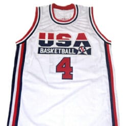 Christian Laettner #4 Team USA Basketball Jersey White