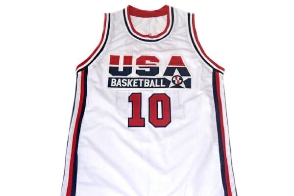 Reggie Miller #10 Team USA Basketball Jersey White
