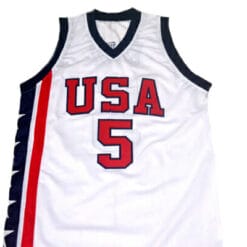 Jason Kidd #5 Team USA Basketball Jersey White