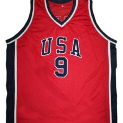 Michael Jordan #9 Team USA Basketball Jersey Red