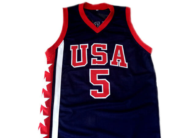 Jason Kidd #5 Team USA Basketball Jersey Navy Blue