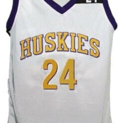 A.Tyler #24 The 6th Movie Huskies Basketball Jersey New White