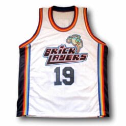 Aaliyah #19 BrickLayers Rock N' Jock Basketball Jam Jersey White