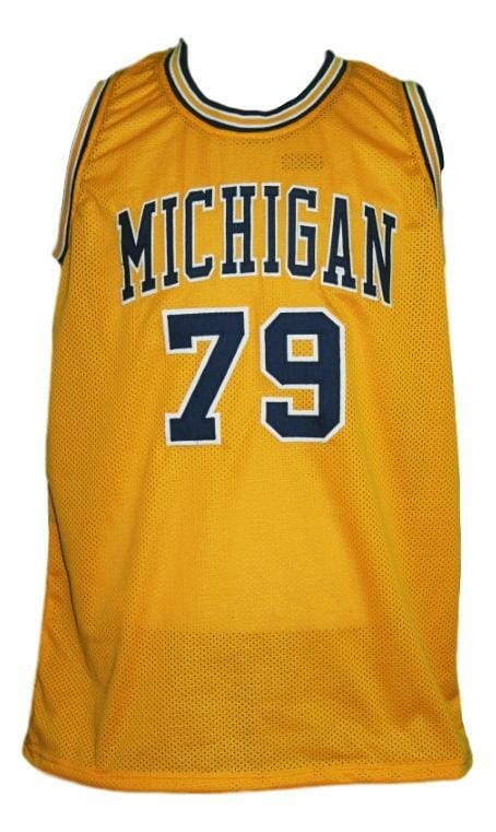 Aaliyah #79 Custom College Basketball Jersey New Sewn Yellow