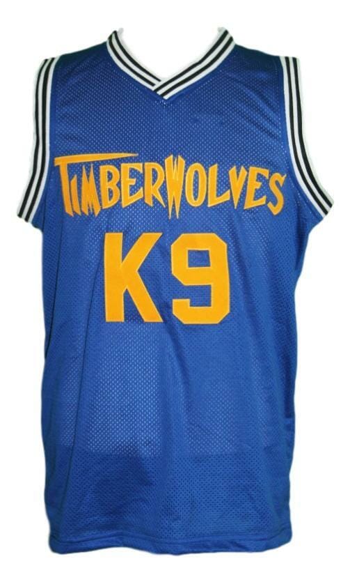 Air Bud K9 Timberwolves Basketball Jersey New Sewn Blue