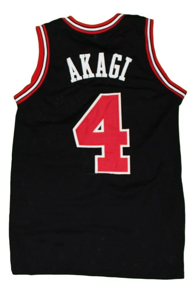 Akagi #4 Shohoku Slam Dunk New Basketball Jersey Black