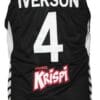Allen Iverson Cola Turka Basketball Jersey New Sewn Black
