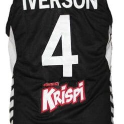 Allen Iverson Cola Turka Basketball Jersey New Sewn Black