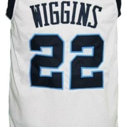 Andrew Wiggins #22 Custom College Basketball Jersey New Sewn White