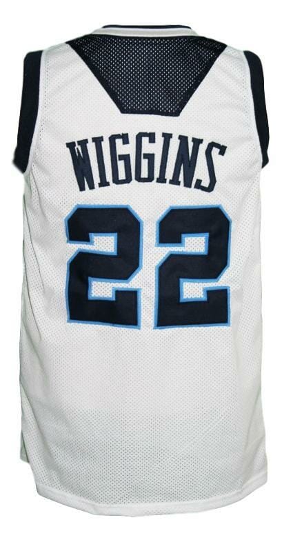 Andrew Wiggins #22 Custom College Basketball Jersey New Sewn White