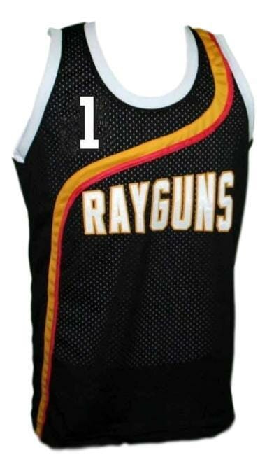 Baron Davis #1 Roswell Rayguns Basketball Jersey Sewn Black