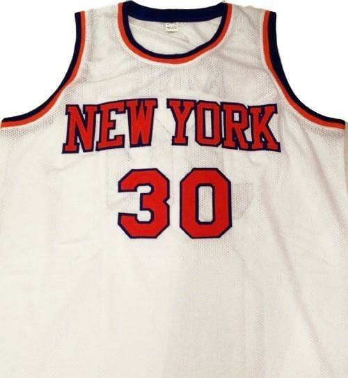Bernard King #30 New York Basketball Jersey Sewn White