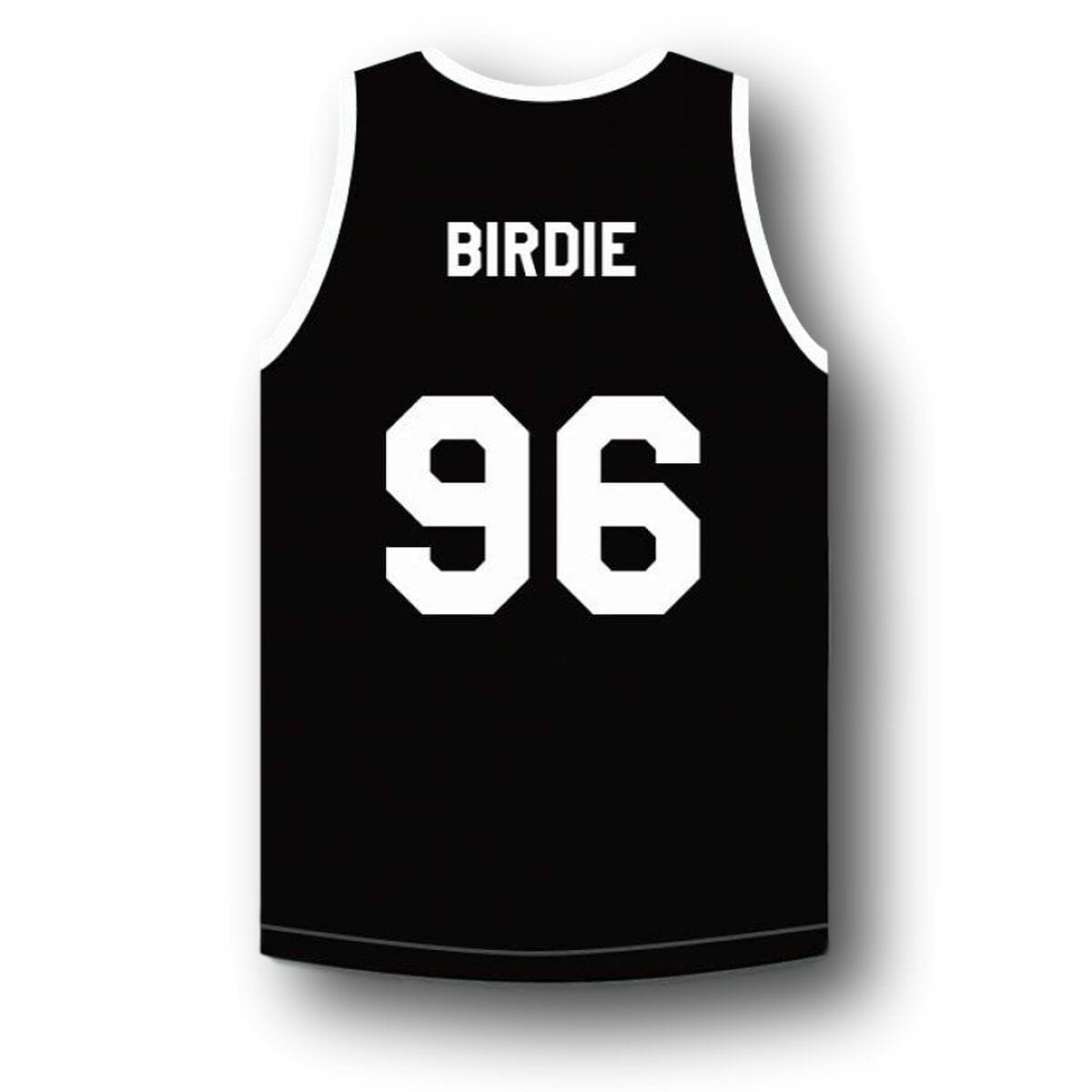 Birdie #96 Above The Rim Tournament Shoot Out Basketball Jersey Black