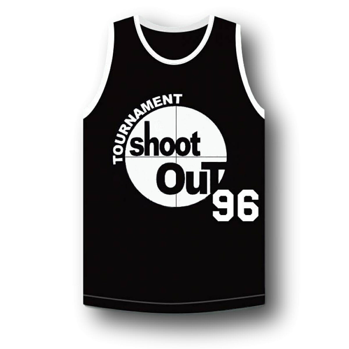Birdie #96 Above The Rim Tournament Shoot Out Basketball Jersey Black