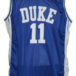 Bobby Hurley #11 Custom College Basketball Jersey New Sewn Blue