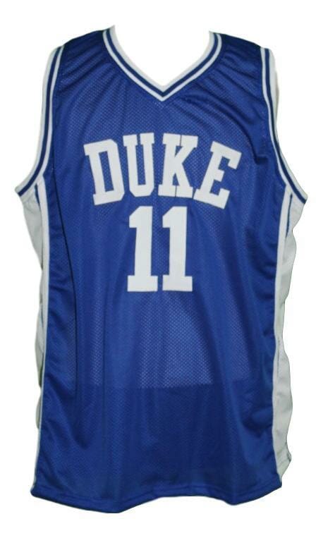 Bobby Hurley #11 Custom College Basketball Jersey New Sewn Blue