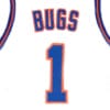 Bugs Bunny #1 Tune Squad Space Jam Movie Basketball Jersey White