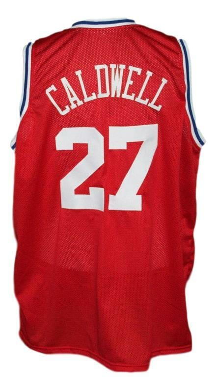 Caldwell Jones #27 Aba East Basketball Jersey New Sewn Red
