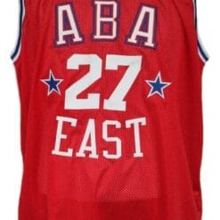 Caldwell Jones #27 Aba East Basketball Jersey New Sewn Red