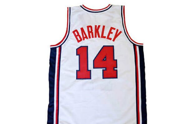 Charles Barkley #14 Team USA Basketball Jersey White