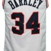 Charles Barkley #34 Custom College Basketball Jersey New Sewn White